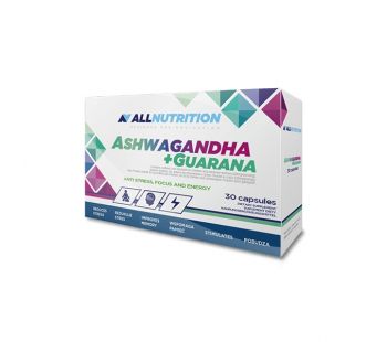 Ashwaganda + Guarana 30 капс (AllNutrition)
